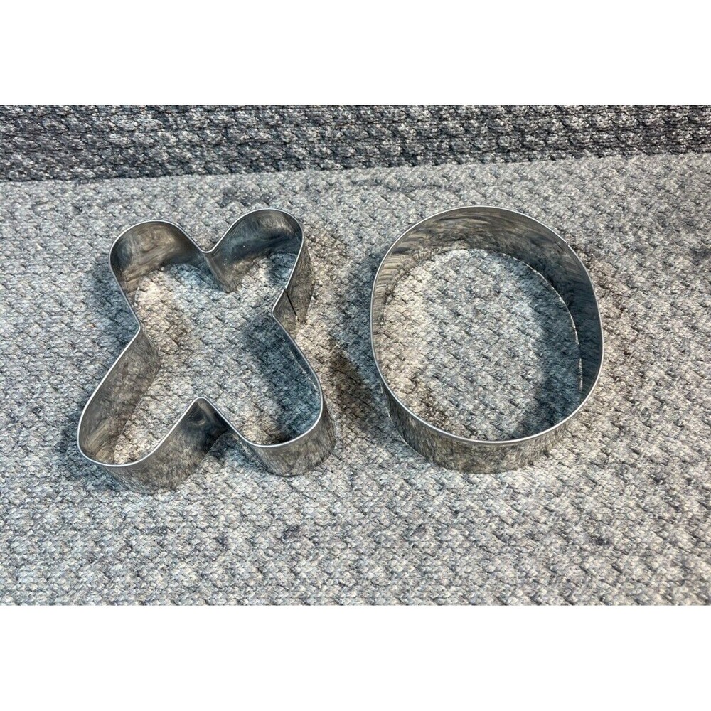 X O Cookie Cutters 3" each Valentine’s Love Kisses Hugs
